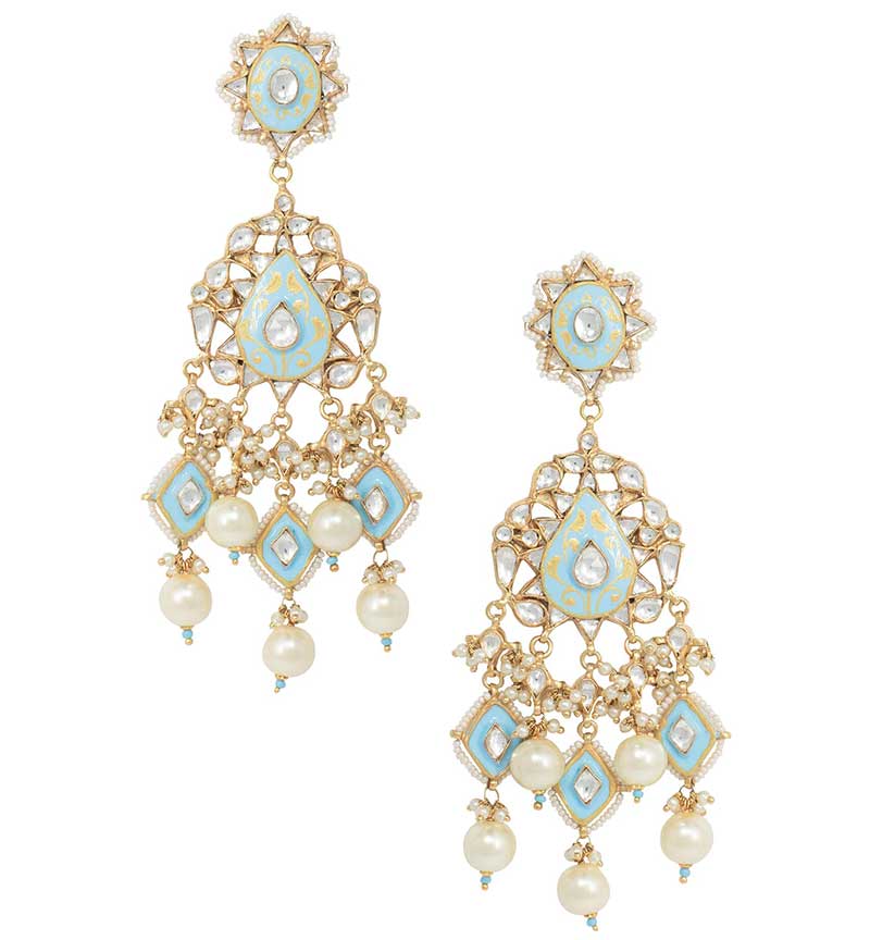 Meena Worked Earrings